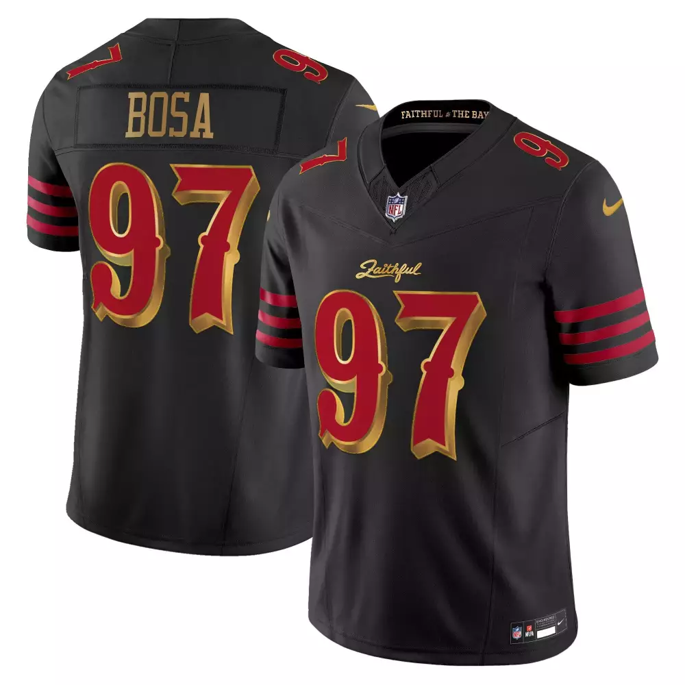 Nick Bosa Youth 49ers 2025 Rivalries Vapor Limited Jersey | Stitched | Fan Gear for Men, Women & Youth