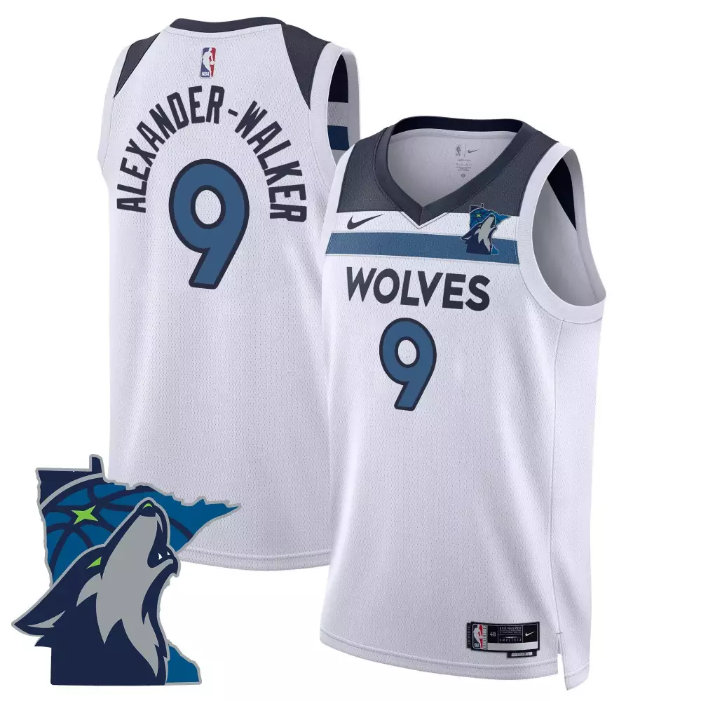 Nickeil Alexander-Walker Minnesota Timberwolves Swingman Jersey | Minnesota Patch | Fan Gear for Men, Women & Youth