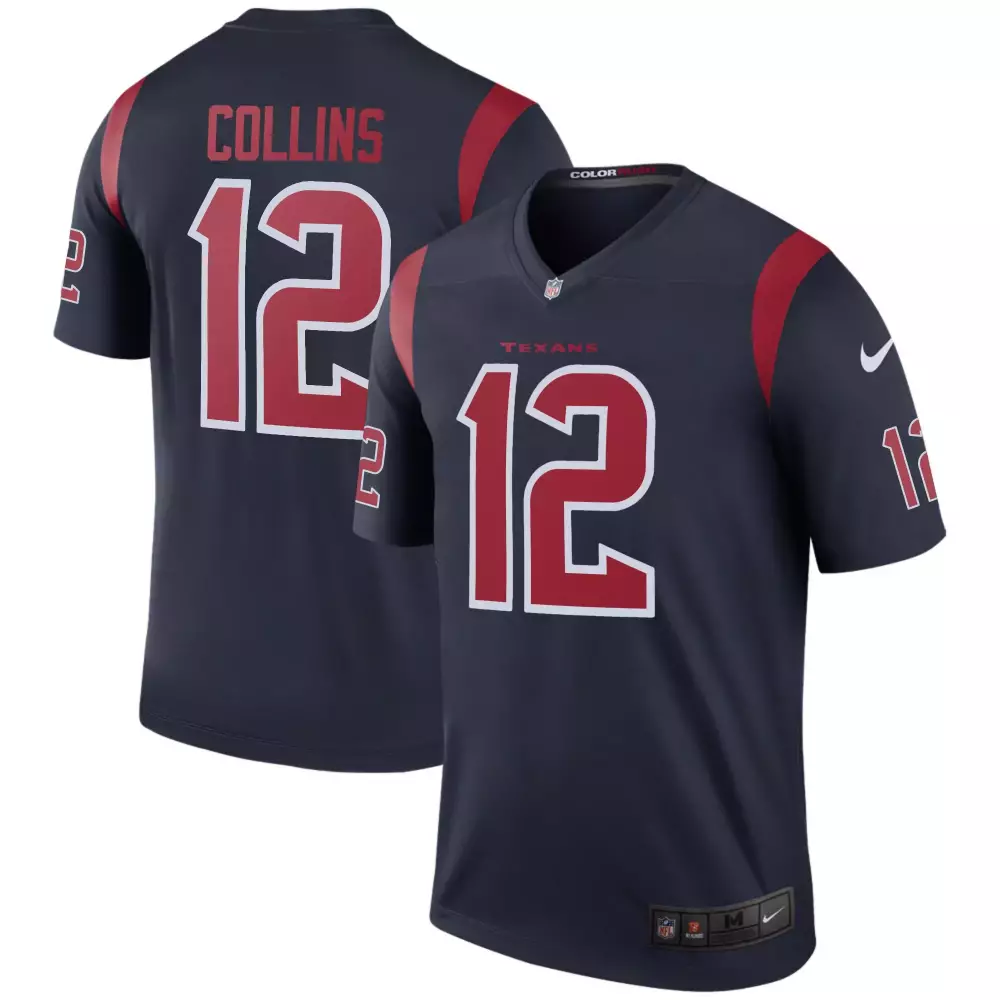 Nico Collins Men's Houston Texans Color Rush Legend Game Jersey | Stitched Fan Gear | For Men, Women & Youth