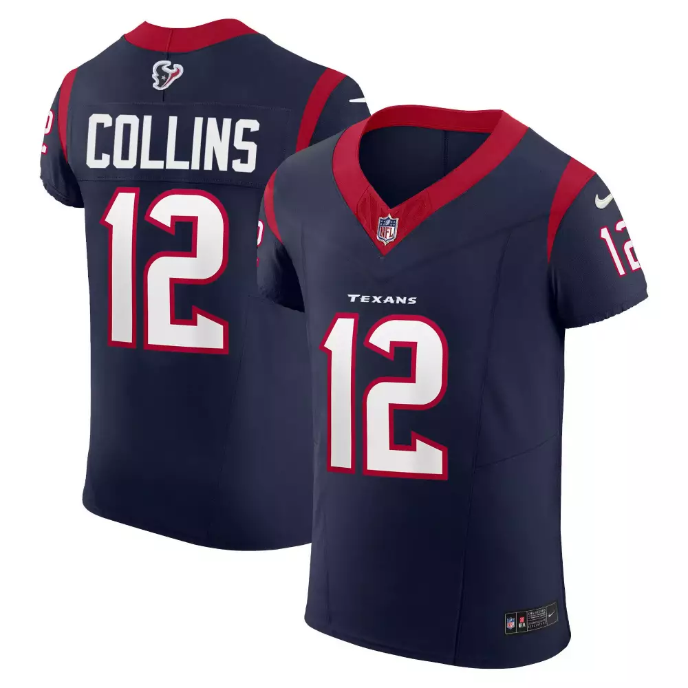 Nico Collins Men's Navy Houston Texans Vapor Elite Jersey | Stitched Fan Gear | For Men, Women & Youth