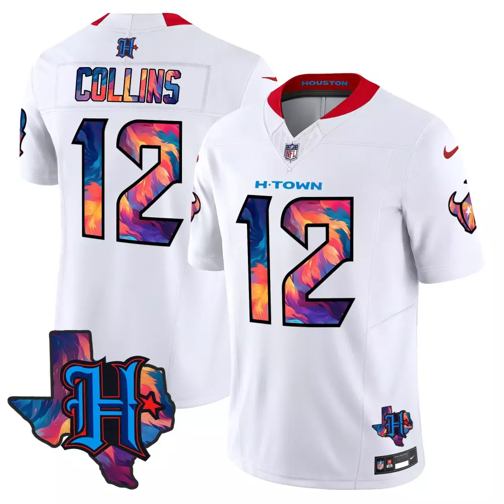 Nico Collins Houston Texans 2024 Special Vapor Limited Jersey | Stitched White Design | Fan Gear for Men, Women & Youth