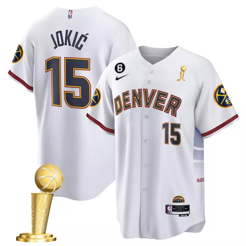 Nikola Jokic Denver Nuggets 2023 Champions Cool Base Jersey | All Stitched | Limited Edition Fan Gear | For Men, Women & Youth