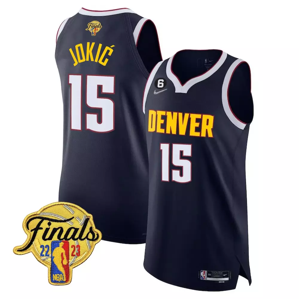 Nikola Jokic Denver Nuggets Diamond Men's Jersey | 2023 Finals Patch Collection V2 | All Stitched Fan Gear for Men, Women & Youth