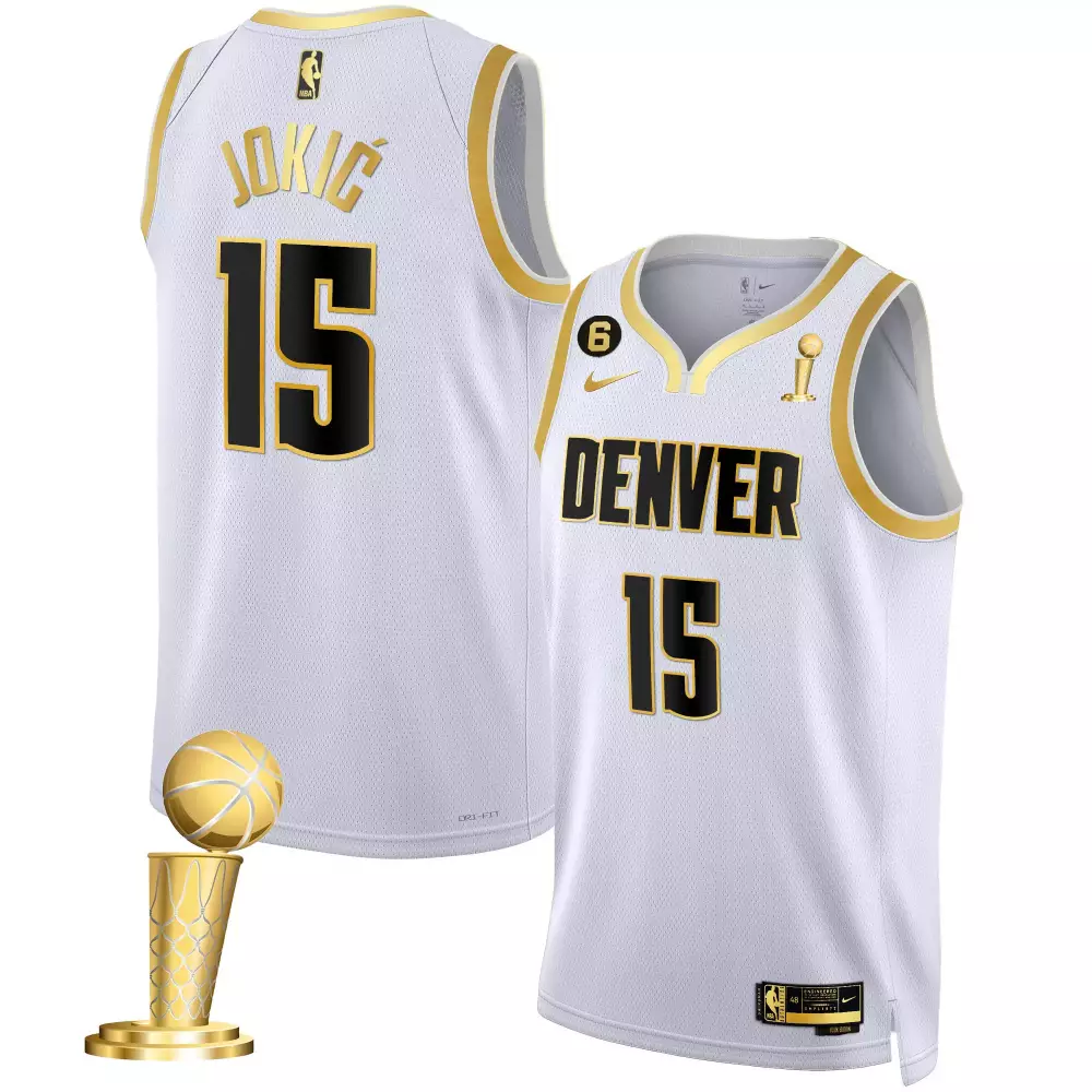 Nikola Jokic 2023 Champions Youth Jersey Collection | Stitched Fan Gear for Kids | Denver Nuggets Limited Edition