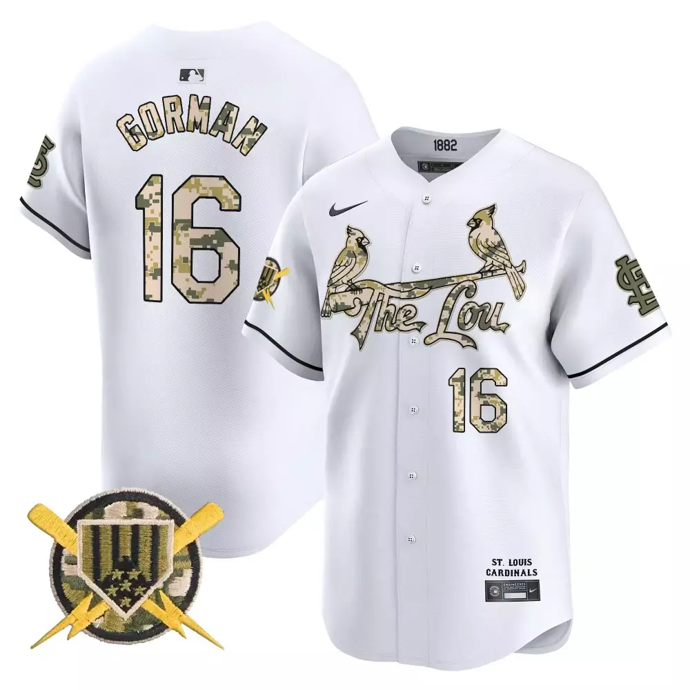 Nolan Gorman 2024 Bubblegum Pink Jersey | Stitched White Design | Limited Edition Fan Gear for Men, Women & Youth