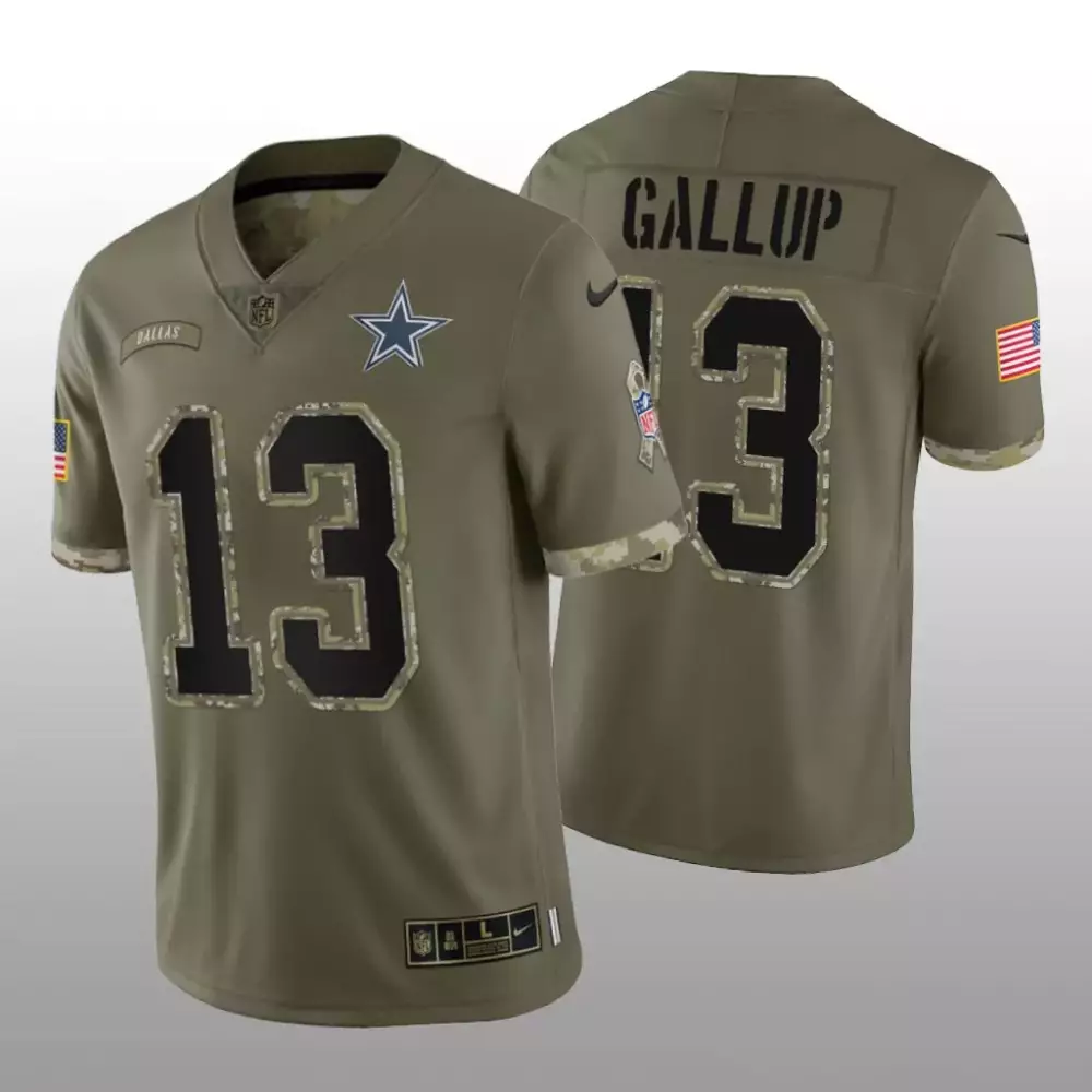 Michael Gallup Dallas Cowboys Olive Jersey for Men | Stylish Fan Gear | Perfect Gift for Cowboys Fans | For Men, Women & Youth