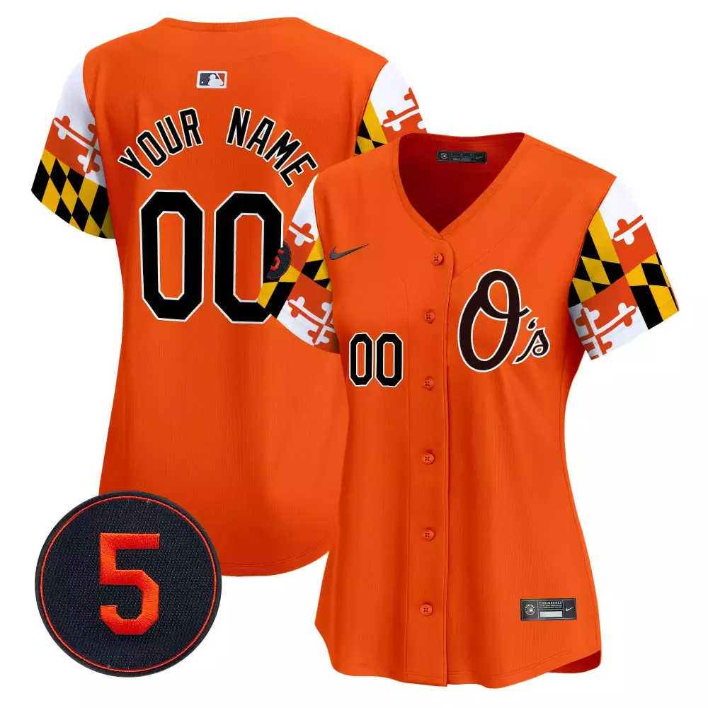 Robinson Baltimore Orioles Orange Vapor Premier Limited Custom Jersey V5 | All Stitched | Fan Gear for Women, Men & Youth