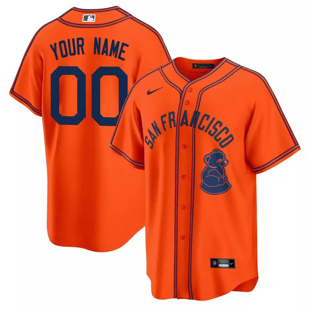 San Francisco Giants Orange Youth 2024 Rickwood Classic Vapor Premier Limited Custom Jersey | Stitched Fan Gear | For Men, Women & Youth