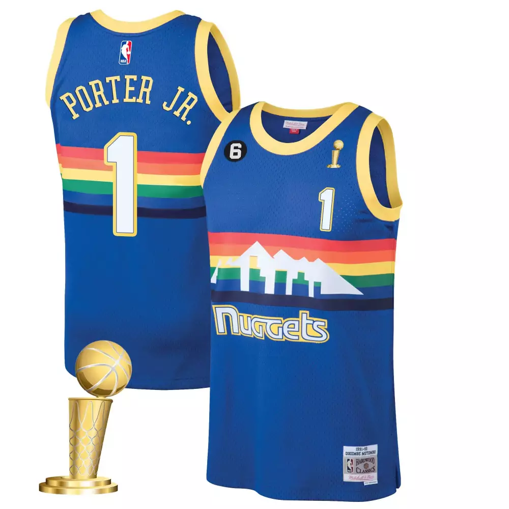 Porter Jr. Denver Nuggets 2023 Champions Blue Classic Youth Jersey | Stitched Youth Fan Gear | For Men, Women & Youth
