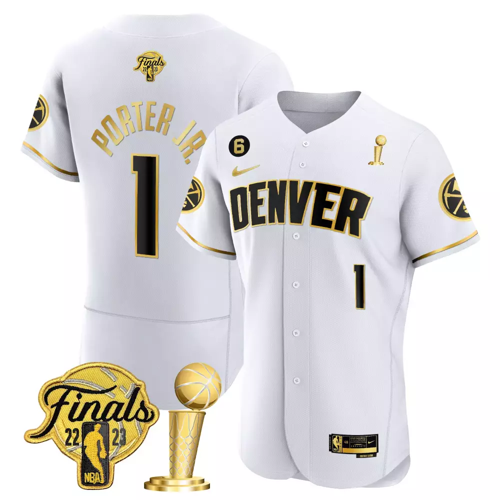 Porter Jr. Denver Nuggets 2023 Finals Champions Flex Base Jersey | Stitched Fan Gear | For Men, Women & Youth