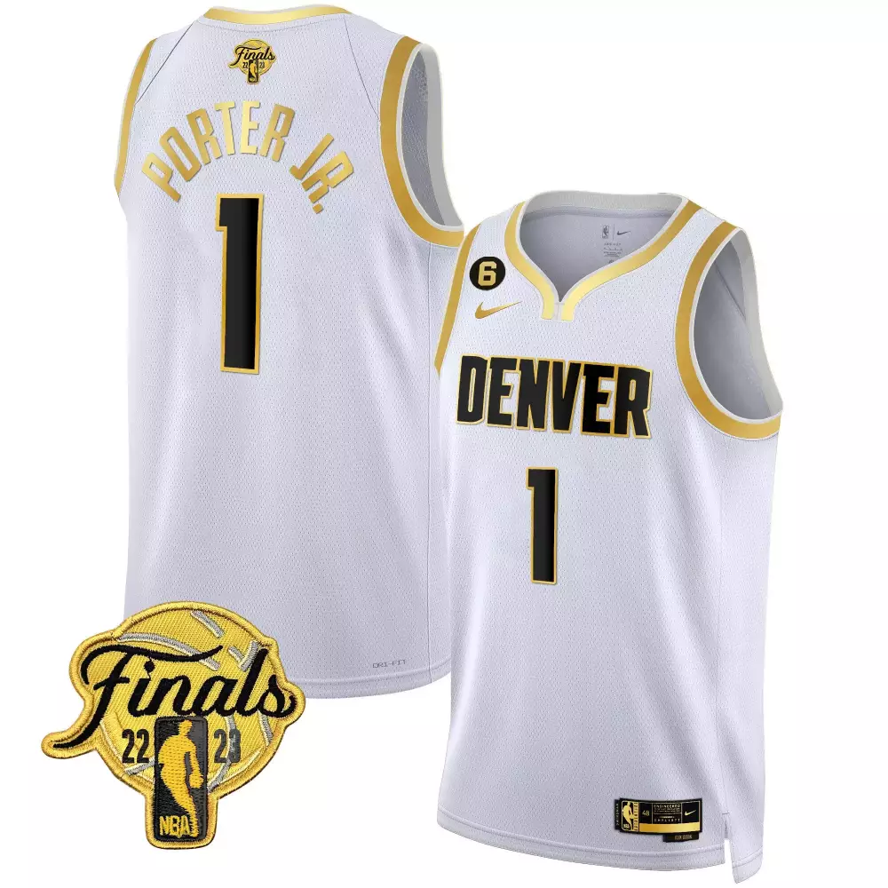 Porter Jr. Denver Nuggets 2023 Finals Youth Patch Collection Jersey | Stitched Fan Gear | For Men, Women & Youth