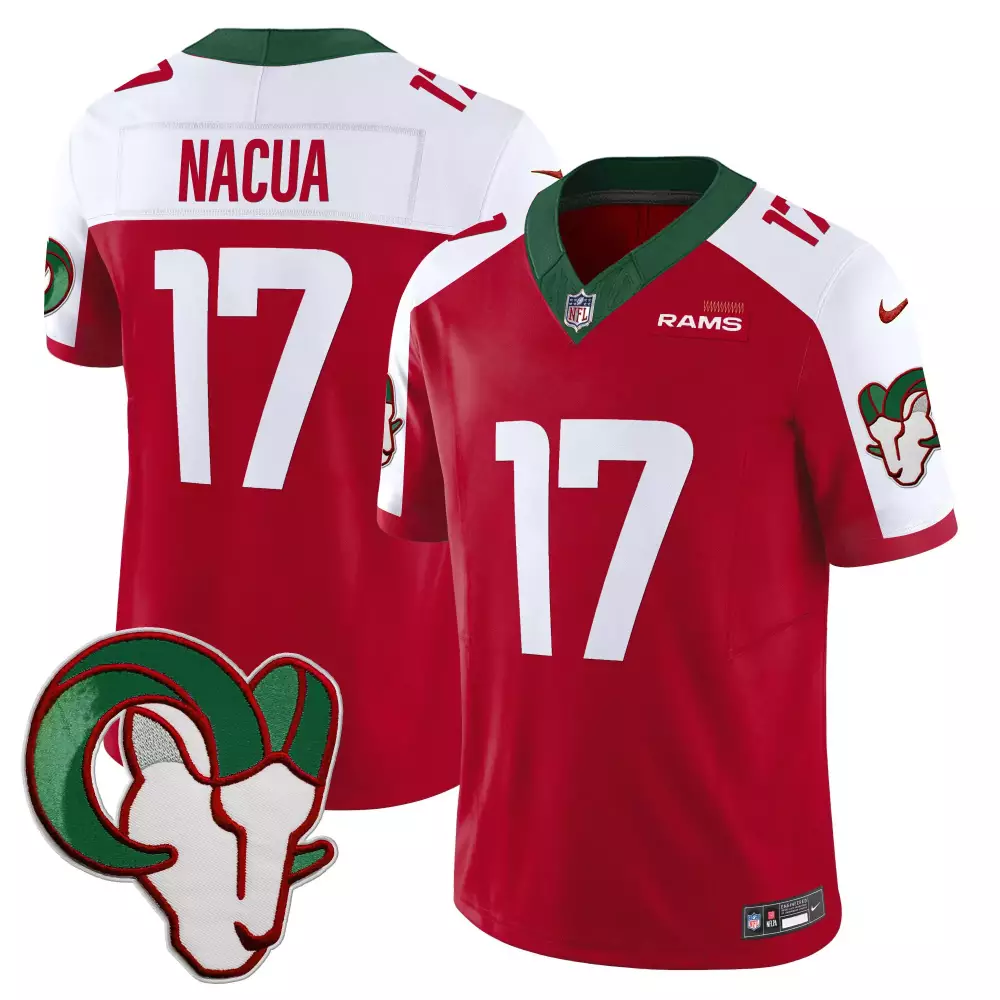 Puka Nacua Los Angeles Rams Men's Red Alternate Jersey | Nike Mexico | Limited Edition Fan Gear