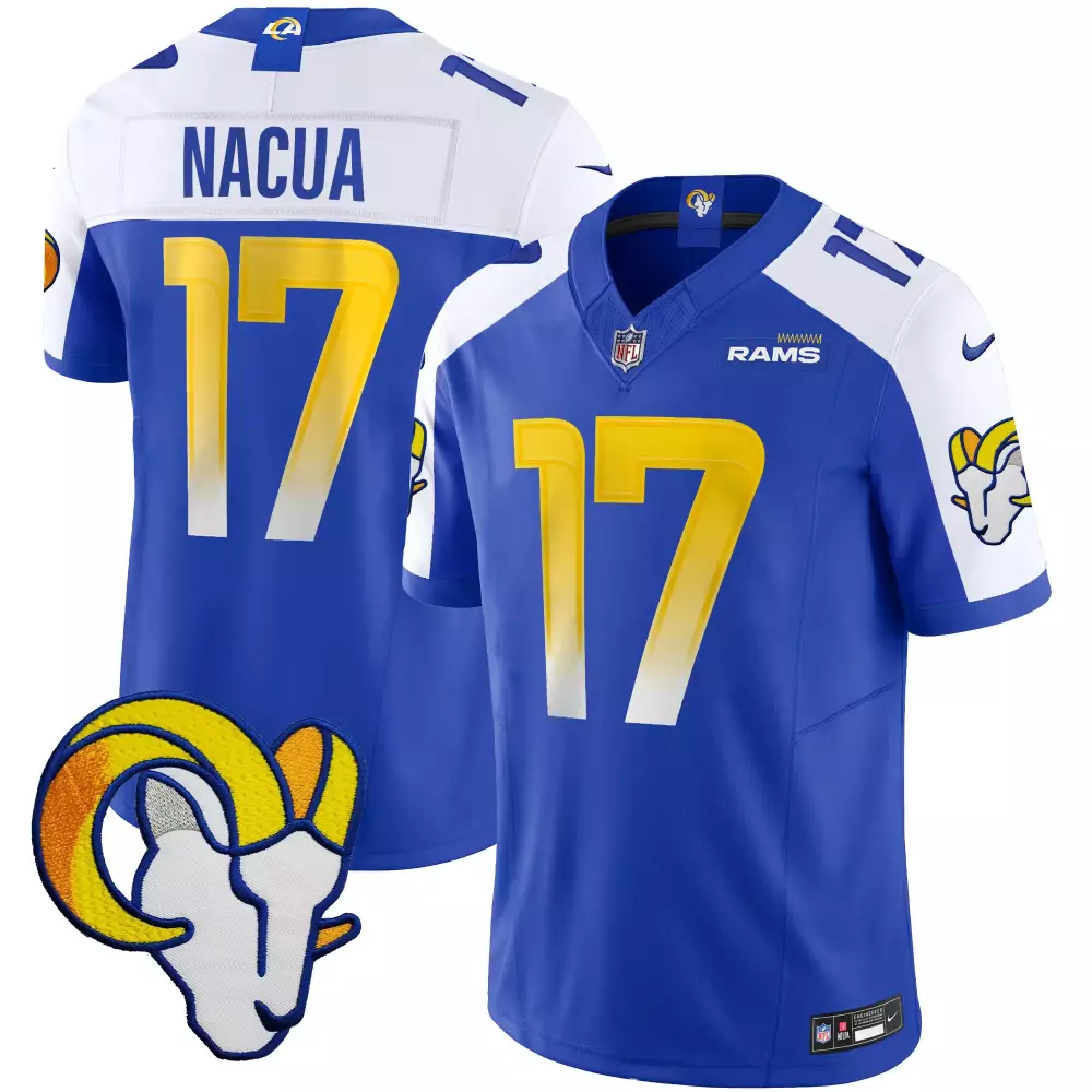 Puka Nacua Los Angeles Rams Men's Royal Alternate Jersey V2 | Nike | Limited Edition Fan Gear