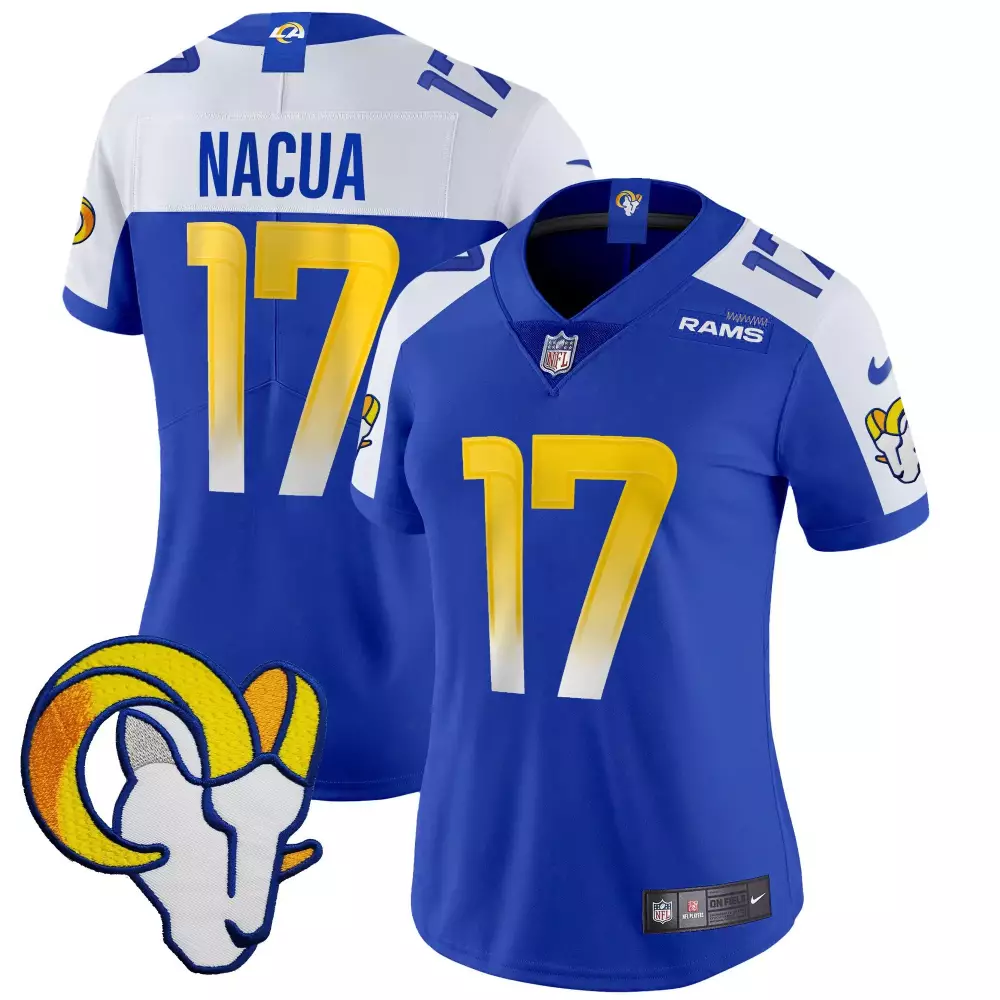 Puka Nacua Los Angeles Rams Women's Royal Alternate Jersey V2 | Nike | Limited Edition Fan Gear