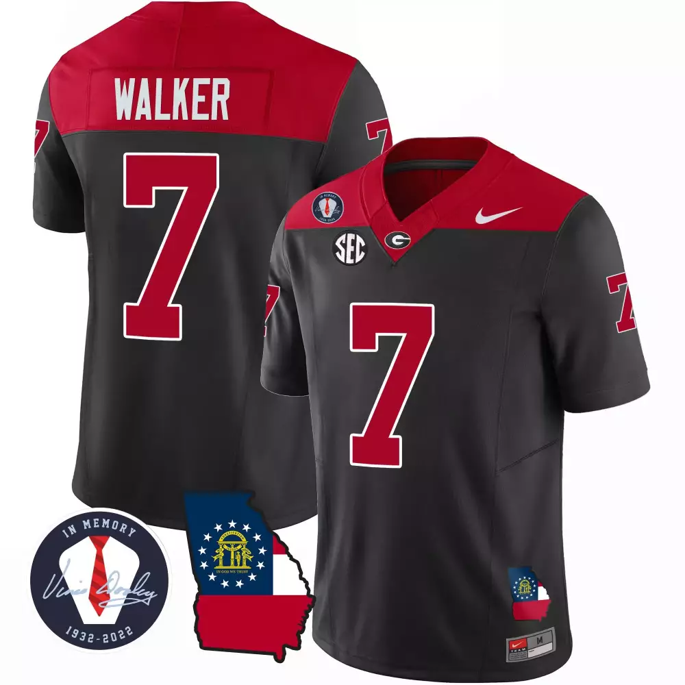 Quay Walker Men's Georgia Bulldogs 2023 Alternate Vapor Limited Jersey | Black Stitched | Fan Gear for Men, Women & Youth