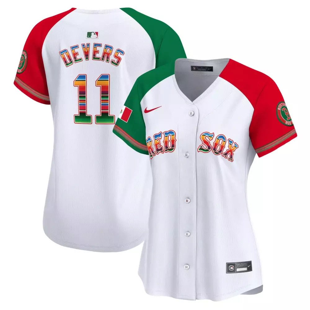 Rafael Devers Boston Red Sox Women's Alternate Mexico Vapor Premier Limited Jersey | All Stitched | Fan Gear for Game Day | For Men, Women & Youth