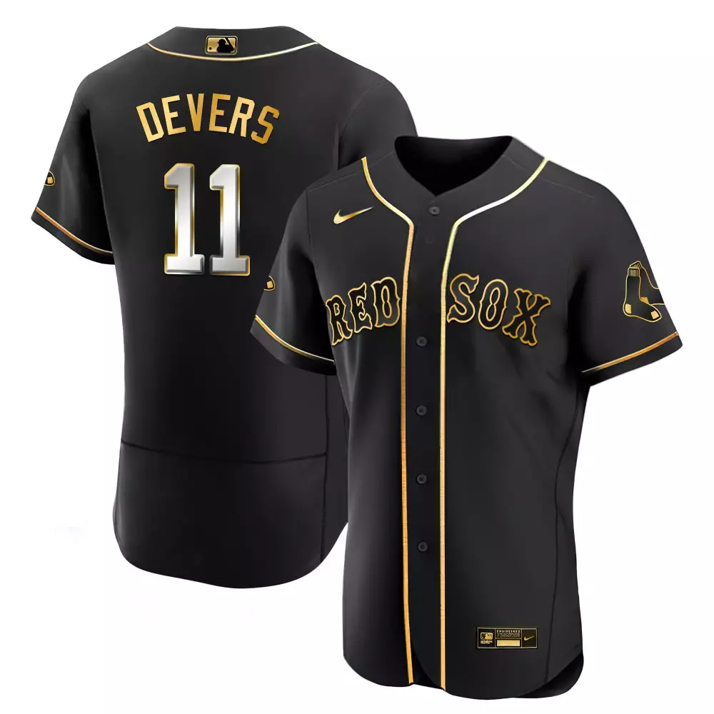 Rafael Devers Boston Red Sox Flex Black Limited Men's Gold Jersey | All Stitched | Fan Gear for All | For Men, Women & Youth
