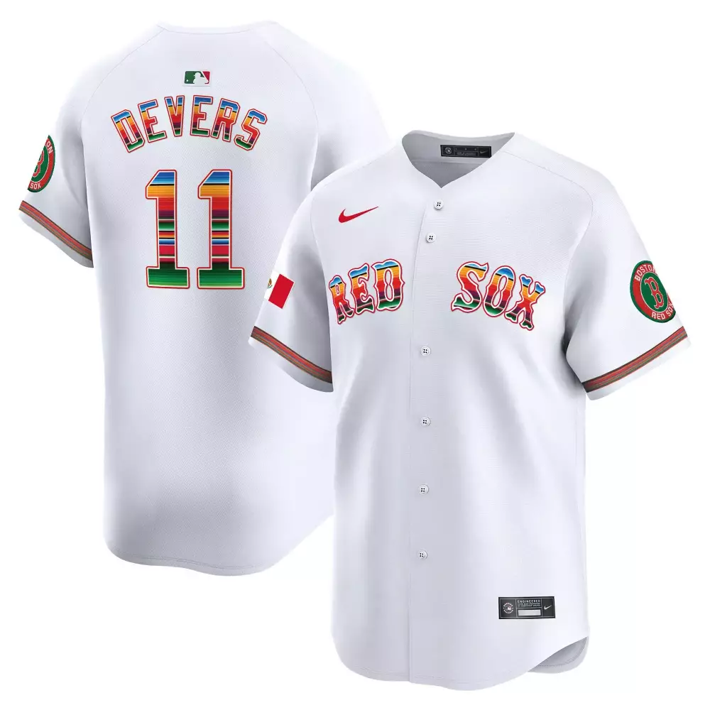 Rafael Devers Tim Wakefield Memorial Patch Jersey | White Stitched | Limited Edition Fan Gear | For Men, Women & Youth