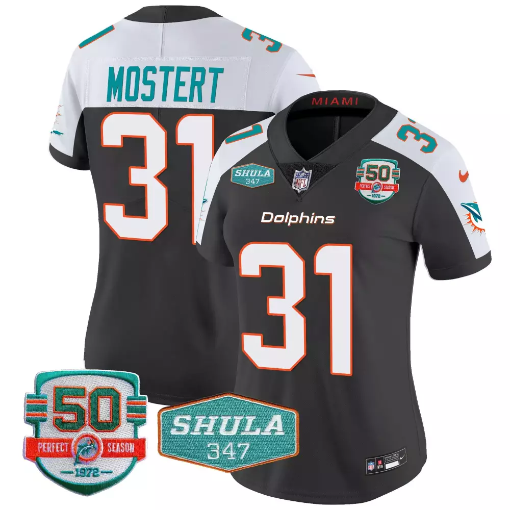 Tagovailoa Miami Dolphins Black Alternate Jersey | Vapor Stitched | 2024 Pro Bowl Patch | For Men, Women & Youth