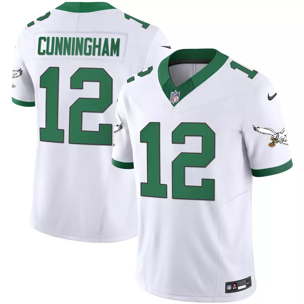 Randall Cunningham Philadelphia Eagles Throwback Kelly Vapor Limited Jersey | All Stitched | Gift Idea for Men, Women & Youth