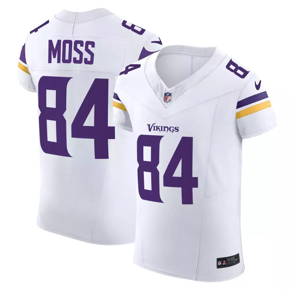Randy Moss Minnesota Vikings Vapor Elite Jersey | Stitched White | Limited Edition Fan Gear | For Men, Women & Youth