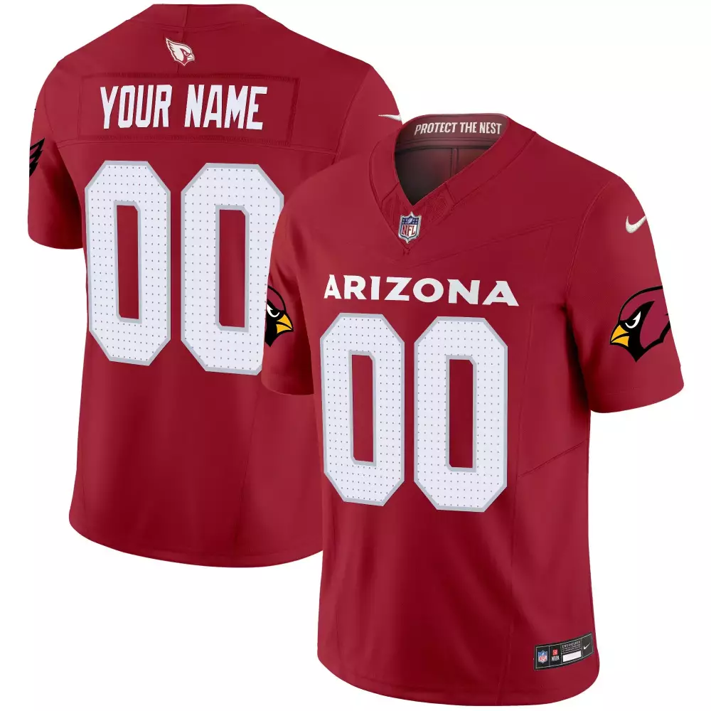 Red Men Arizona Cardinals 2024 Vapor Limited Custom Jersey | All Stitched | Fan Gear for Game Day | For Men, Women & Youth
