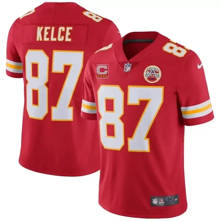 Travis Kelce Kansas City Chiefs Red Jersey | All Stitched Style for Men | Perfect Fan Gear | For Men, Women & Youth
