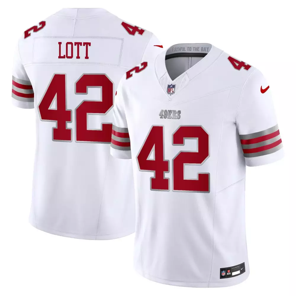 Talanoa Hufanga Scarlet Limited Youths 49ers Golden Gate Bridge Patch Jersey | All Stitched | For Youth