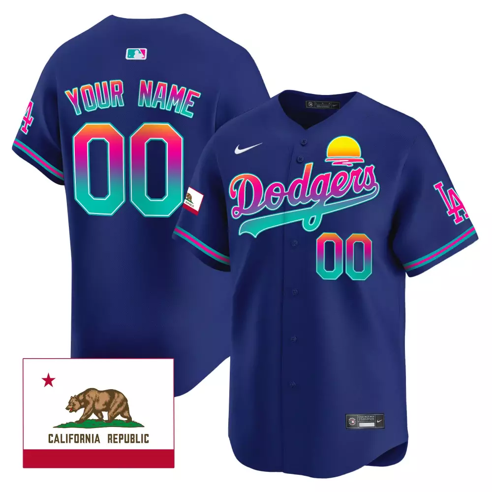 2024 Los Angeles City Style Vapor Premier Limited Custom Jersey | Royal Dodgers Youth Stitched | For Men, Women & Youth