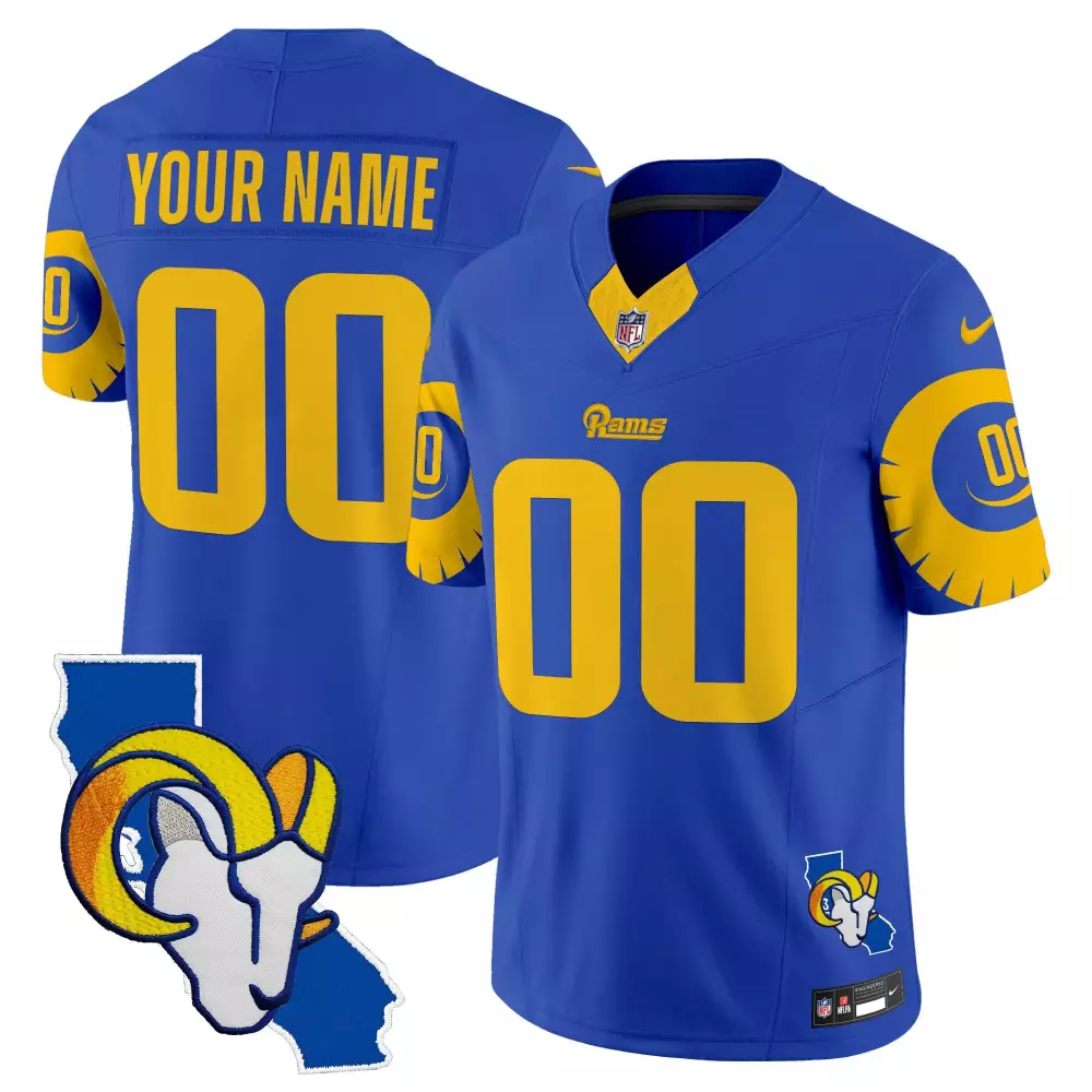 Youth Special Vapor Limited Custom Jersey V2 | Royal Los Angeles Rams | All Stitched Fan Gear for Men, Women & Youth