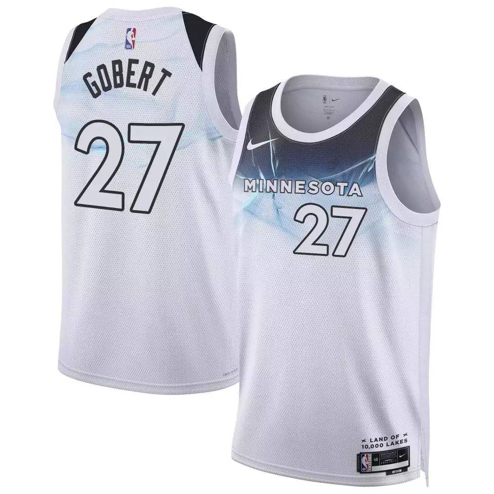 Rudy Gobert 2425 City Men's Minnesota Timberwolves Swingman Jersey | All Stitched with Minnesota Patch | Fan Gear for Men, Women & Youth