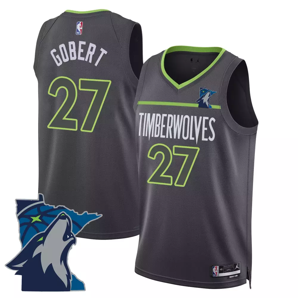 Rudy Gobert Minnesota Timberwolves Swingman Jersey | All Stitched with Minnesota Patch | Game Day Outfit for Men, Women & Youth