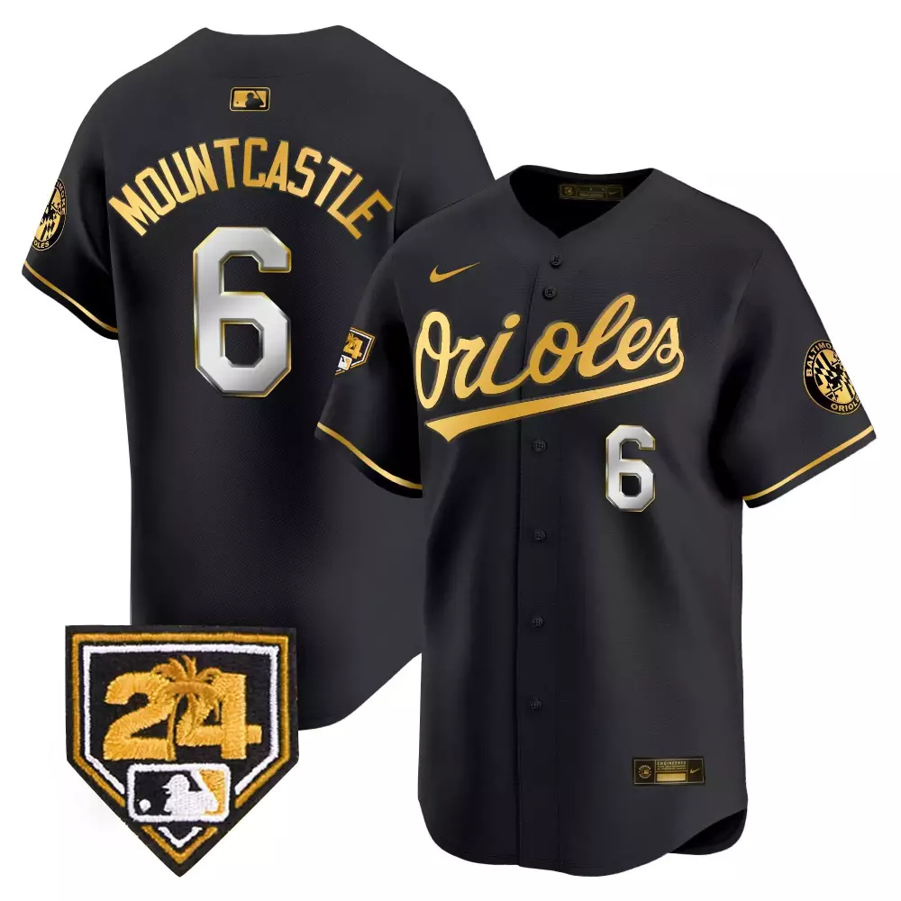 Ryan Mountcastle Baltimore Orioles 2024 Black Limited Men's Spring Training Jersey | All Stitched Fan Gear | For Men, Women & Youth