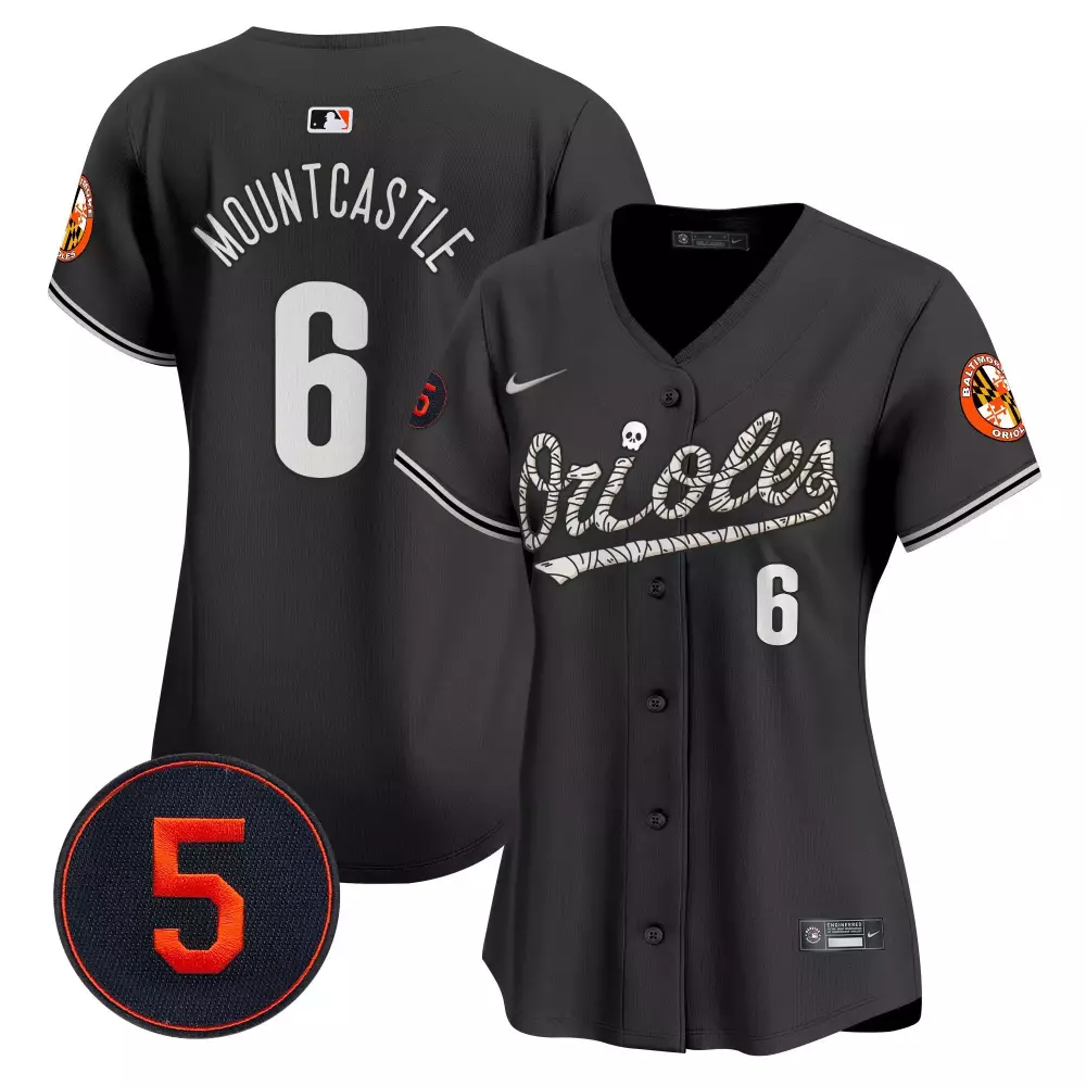 Ryan Mountcastle Baltimore Orioles Black Halloween Vapor Premier Limited Jersey | Stitched Fan Gear for Women & Youth