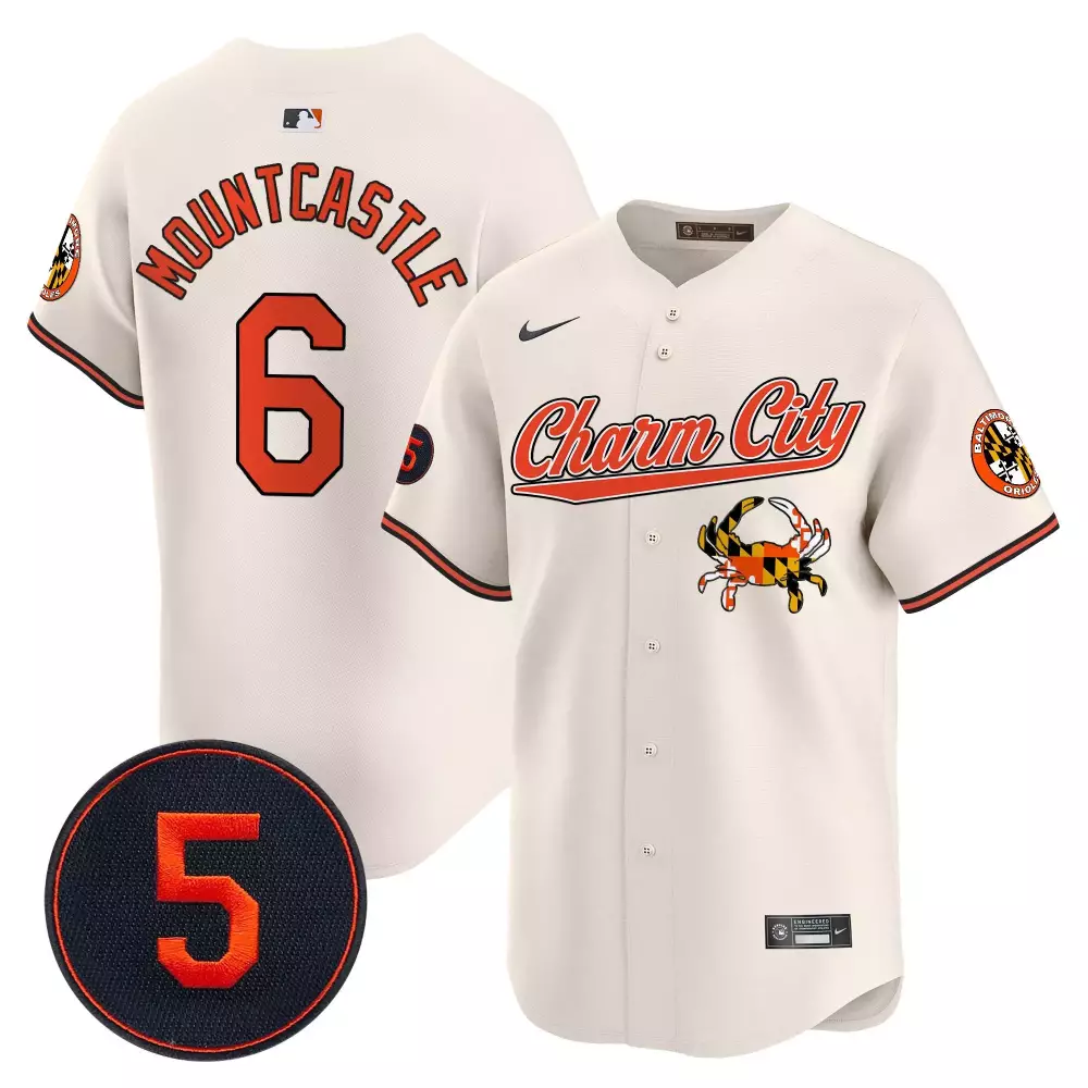 Ryan Mountcastle Baltimore Orioles Cream Vapor Premier Limited Jersey V8 | Stitched Fan Gear for Men, Women & Youth