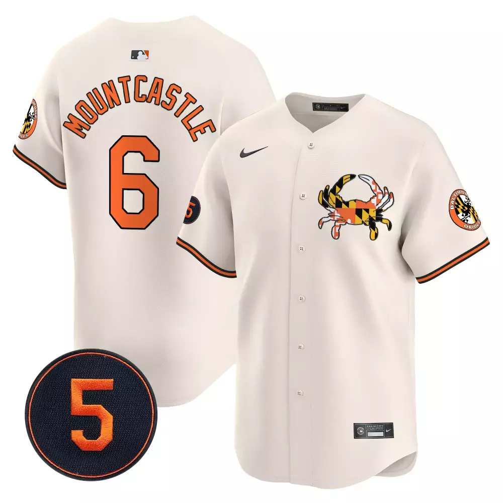 Ryan Mountcastle Baltimore Orioles Cream Vapor Premier Limited Jersey V3 | Stitched Fan Gear for Men, Women & Youth