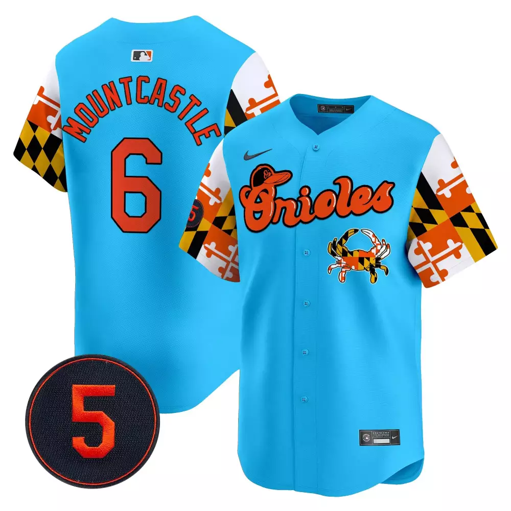 Ryan Mountcastle Light Blue Baltimore Orioles Vapor Premier Limited Jersey | All Stitched | Fan Gear for Men, Women & Youth