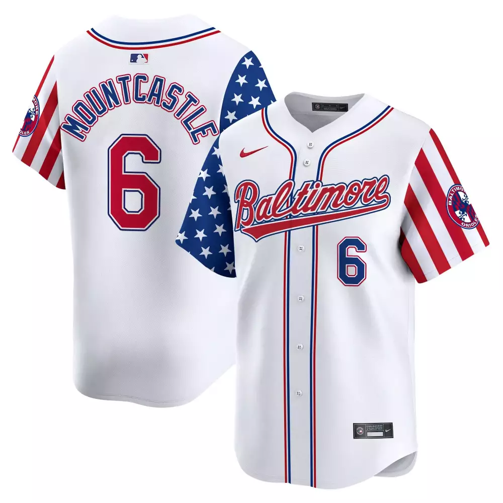 Ryan Mountcastle Baltimore Orioles 2024 Independence Day Vapor Premier Limited Jersey | Stitched Fan Gear for Men, Women & Youth