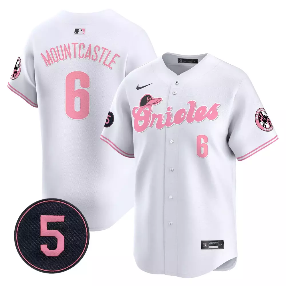 Mountcastle Baltimore Orioles Pastel Style Jersey | Stitched Vapor Premier | Limited Edition Fan Gear | For Men, Women & Youth