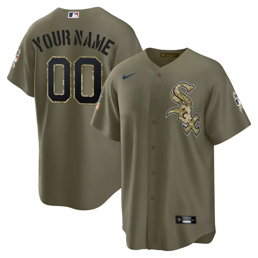 Salute to Service Chicago White Sox Jersey | Custom Baseball | All Stitched for Youth | For Youth