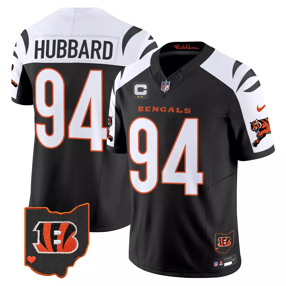 Sam Hubbard Alternate Men's Cincinnati Bengals 2024 Vapor Limited Jersey | All Stitched | Fan Gear for Men, Women & Youth