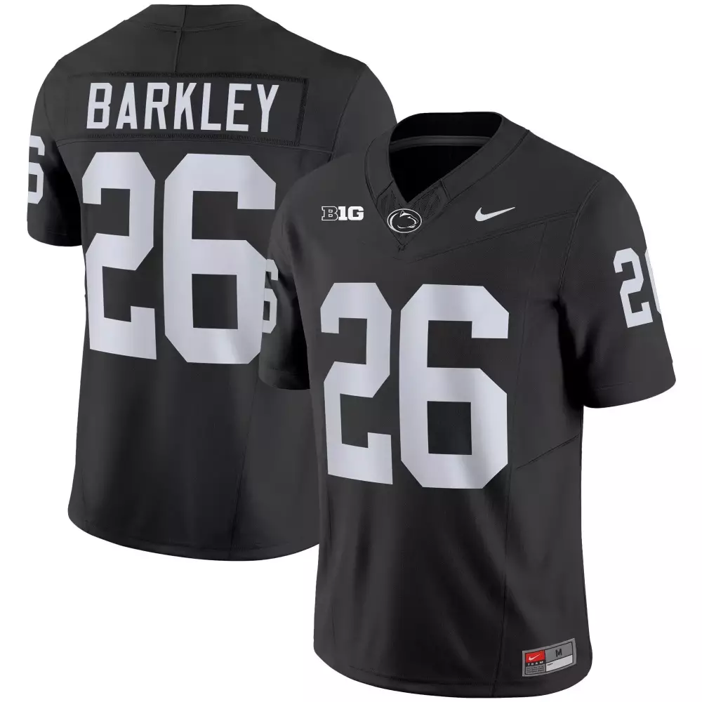 Saquon Barkley Black Men's Penn State Nittany Lions Vapor Limited Jersey | All Stitched | 2023 Fan Gear | For Men, Women & Youth