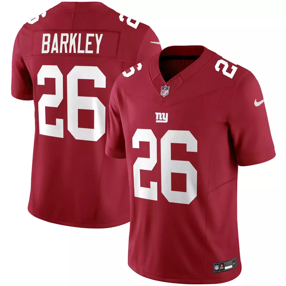 Saquon Barkley Red Men's All Stitched Vapor Limited Jersey | San Francisco Giants | Perfect for Game Day