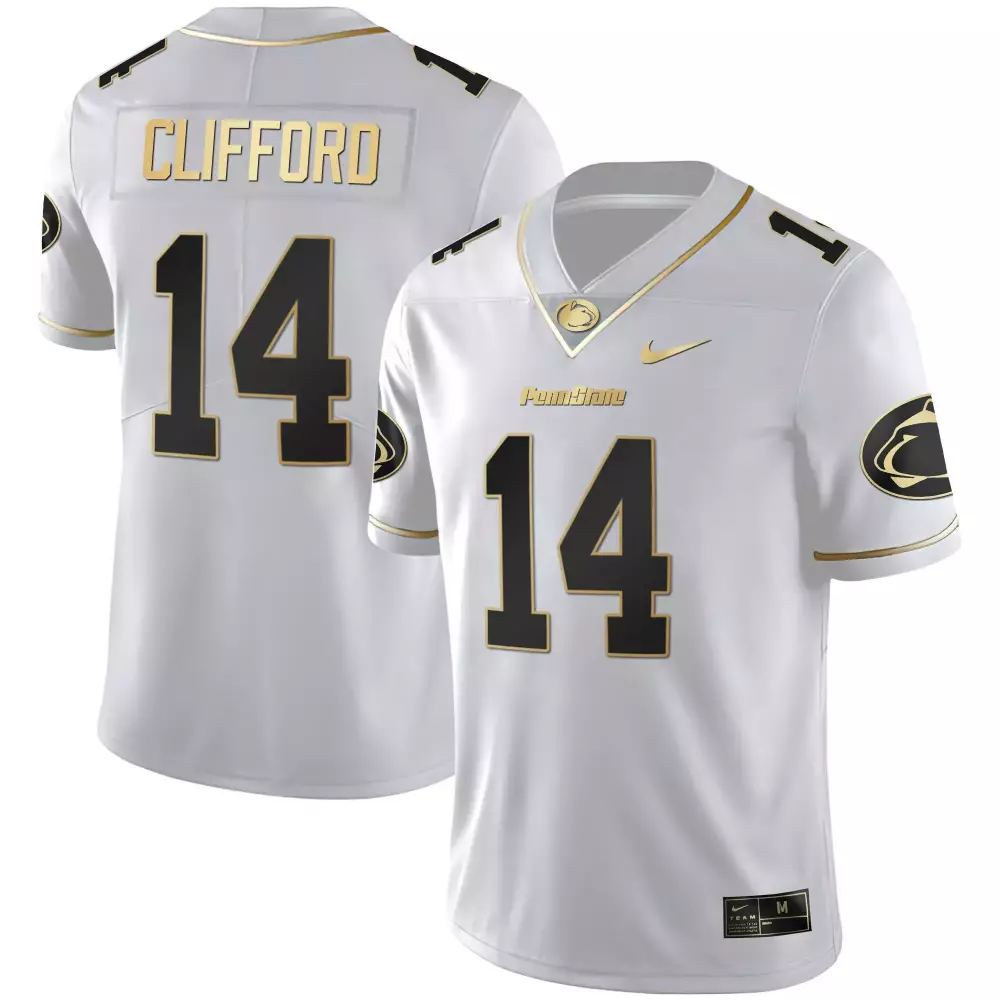 Sean Clifford Penn State Nittany Lions Black Limited Gold Vapor Jersey | Stitched Fan Gear | For Men, Women & Youth