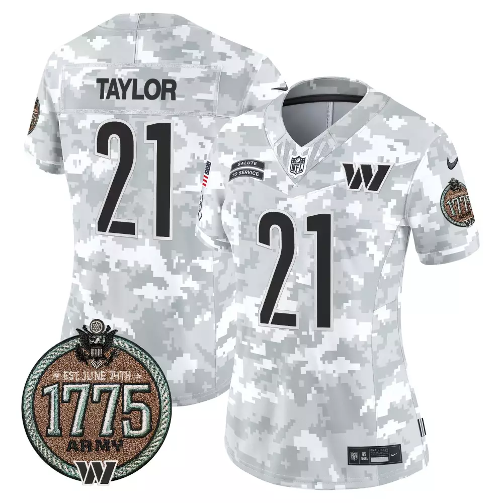 Sean Taylor Washington Commanders 2024 Salute to Service Army Jersey | Women's Vapor Limited Edition | Perfect Gift for Fans | For Men, Women & Youth