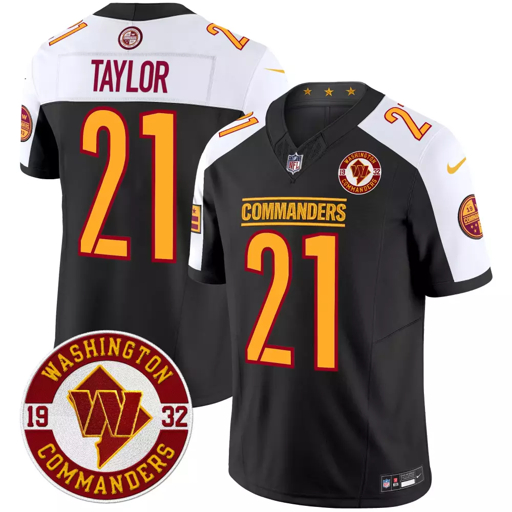Sean Taylor 2024 Black Alternate Jersey | Vapor Limited Edition Fan Gear | For Men, Women & Youth
