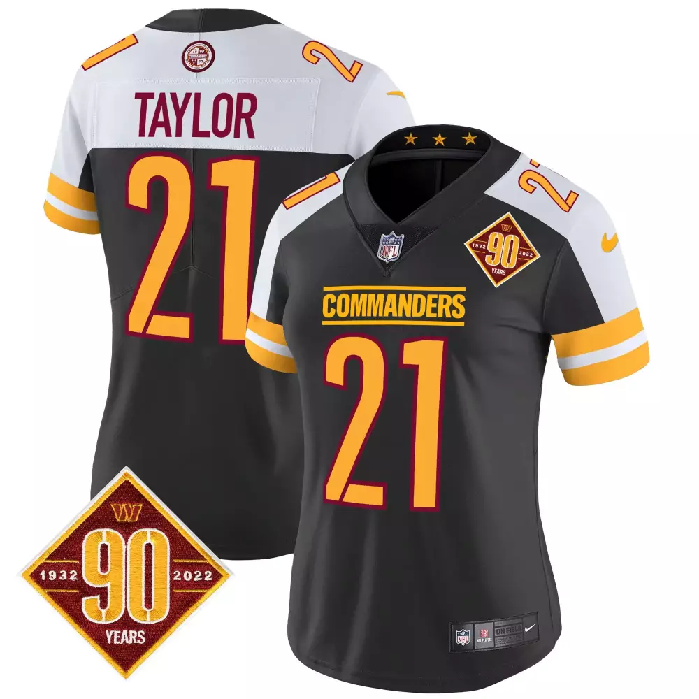 Sean Taylor 90th Anniversary Black Alternate Jersey V2 | Vapor Limited Edition Fan Gear | For Men, Women & Youth
