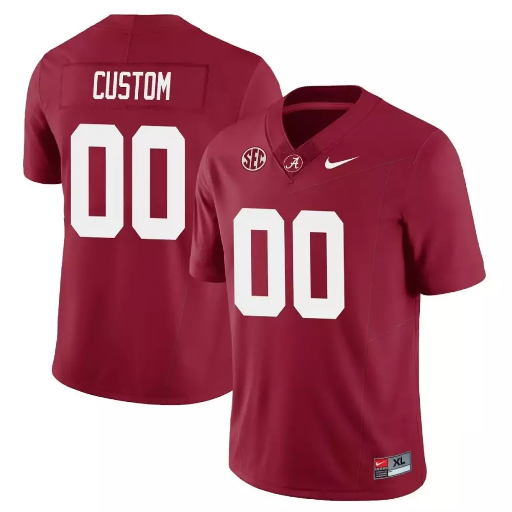 SEC Crimson Alabama Crimson Tide 2023 Youth Custom Jersey | All Stitched | Game Day Outfit | For Youth