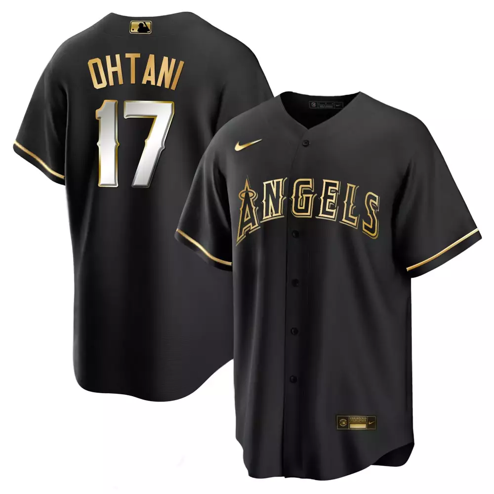 Shohei Ohtani Cool Black Limited Los Angeles Angels Jersey | All Stitched Style | Fan Gear | For Men, Women & Youth