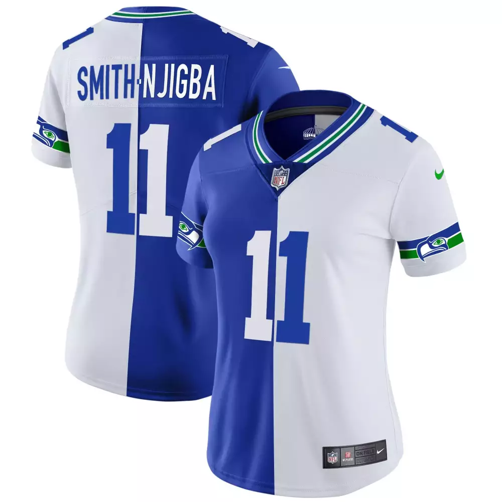 Smith-Njigba Seattle Seahawks Gold Throwback Jersey | All Stitched | Limited Edition Fan Gear for Women